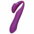 BeauMents Samen - oplaadbare, waterdichte paren vibrator (paars)