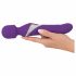 Javida Wand & Pearl - 2in1 massager vibrator (paars)