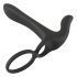 Black Velvet - oplaadbare 2-in-1 partner vibrator en penisring (zwart)