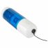 You2Toys - oplaadbare draaiende-stotende masturbator (blauw-wit)