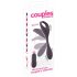 Couples Choice - oplaadbare, draadloze dubbele vibrator (paars)