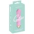 Cuties Mini- oplaadbare, waterdichte spiraal vibrator (roze)