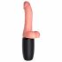 King Cock Plus 6,5 - realistische dildo met vibratie en ballen - huidkleur