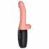 King Cock Plus 6,5 - realistische dildo met vibratie en ballen - huidkleur