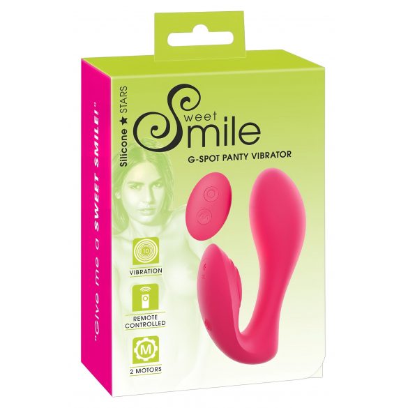 SMILE Slip - oplaadbare, draadloze 2in1 vibrator (roze)