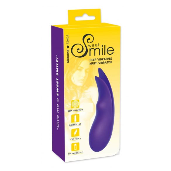 SMILE Multi - oplaadbare, extra sterke clitoris vibrator (paars)