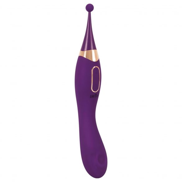 Javida - 2in1 oplaadbare clitorisstimulator en vibrator set (paars)