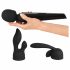 Ya Clit Wand - oplaadbare, massage vibrator set (zwart)