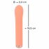 You2Toys peachy! mini G-spot oplaadbare G-punt vibrator (perzik)