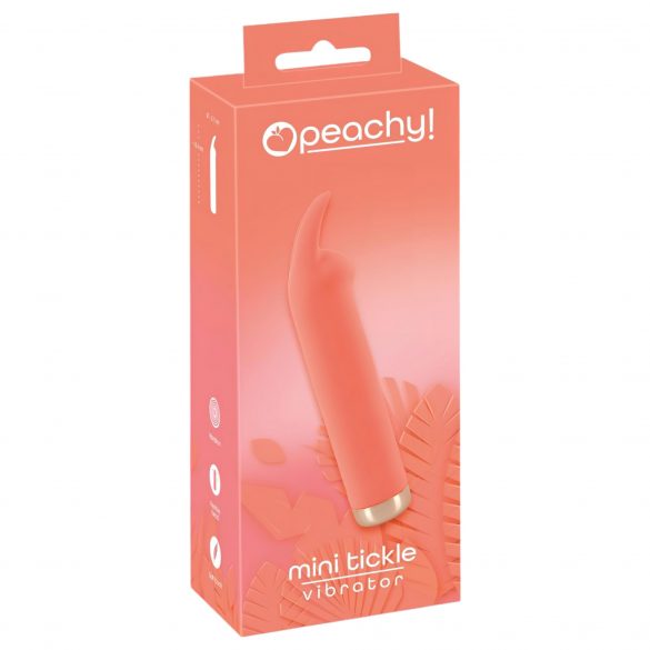 You2Toys peachy! mini bunny - oplaadbare, konijn clitoris vibrator (perzik)