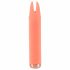 You2Toys peachy! mini bunny - oplaadbare, konijn clitoris vibrator (perzik)