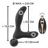 ANOS RC - draadloze oplaadbare prostate massager (zwart)