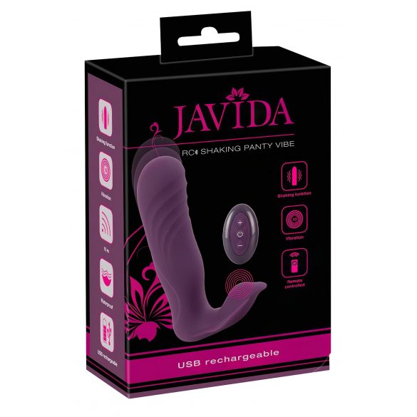 Javida RC - radiografische 2-functie clitoris vibrator (paars)