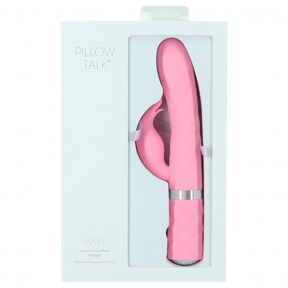 Pillow Talk Lively - Oplaadbare Vibrator met Klitorisstimulatie (Roze)