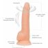 Naked Addiction Roterende Vibrator - oplaadbaar (20cm) - natuur