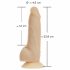 Naked Addiction Roterende Vibrator (18cm) - Huidskleur