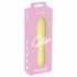 Cuties Mini 3 - oplaadbare, waterdichte vibrator (geel)