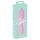 Cuties Mini 3 - Oplaadbaar, waterdicht, geribbeld vibrator (roze)