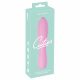 Cuties Mini 3 - Oplaadbaar, waterdicht, geribbeld vibrator (roze)