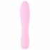 Cuties Mini 3 - Oplaadbaar, waterdicht, geribbeld vibrator (roze)