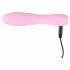 Cuties Mini 3 - Oplaadbaar, waterdicht, geribbeld vibrator (roze)