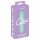 Cuties Mini 3 - oplaadbare, waterdichte, geometrische vibrator (groen)