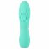 Cuties Mini 3 - oplaadbare, waterdichte, geometrische vibrator (groen)