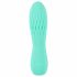 Cuties Mini 3 - oplaadbare, waterdichte, geometrische vibrator (groen)