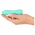 Cuties Mini 3 - oplaadbare, waterdichte, geometrische vibrator (groen)