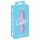 Cuties Mini 3 - oplaadbaar, waterdicht, spiraal vibrator (paars)