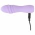 Cuties Mini 3 - oplaadbaar, waterdicht, spiraal vibrator (paars)