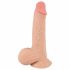 Nature Skin - dildo met huid - 19 cm (natuurlijk)