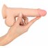 Nature Skin - dildo met huid - 19 cm (natuurlijk)