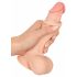 Nature Skin - dildo met huid - 19 cm (natuurlijk)