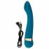 Hot 'n Cold - oplaadbare, verwarmende en koelende G-spot vibrator (turquoise)