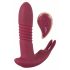 Javida RC - radiografische 3 functies clitoris vibrator (rood)