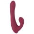 Javida - Roterende clitoris vibrator met afstandsbediening (rood)