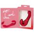 You2Toys Strapless - oplaadbare, draadloze strap-on vibrator (rood)