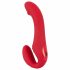 You2Toys Strapless - oplaadbare, draadloze strap-on vibrator (rood)