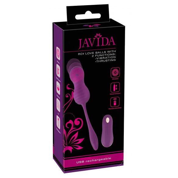 Javida RC - radioch gestoten geisha bal (paars)