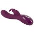 SMILE - oplaadbare vibrator met 3 motoren en clitorisstimulator (paars)