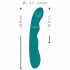 SMILE - oplaadbare, waterdichte G-spot vibrator (groen)