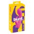 You2Toys bunt. - oplaadbare, waterdichte vibrator met clitorisstimulator (roze)