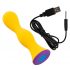 You2Toys bont. - oplaadbare, waterdichte anale vibrator (geel)