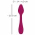 You2Toys Rosenrot - buigbare rozenknop G-spot vibrator (rood)