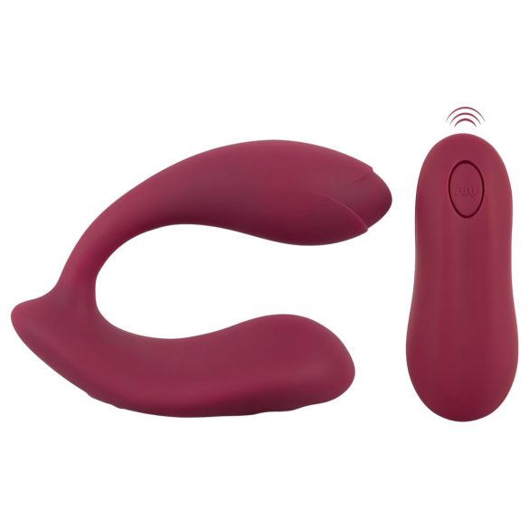 You2Toys Rosenrot - oplaadbare, draadloze opzetvibrator (rood)