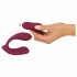 You2Toys Rosenrot - oplaadbare, draadloze opzetvibrator (rood)