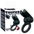 You2Toys - Taurus - dubbele motor vibrerende penisring (zwart)