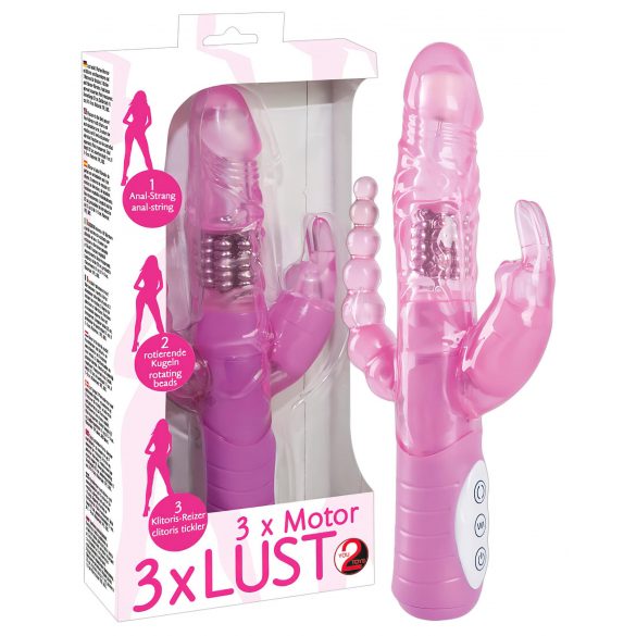 You2Toys - 3-in-1 vibrator - roze