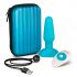 b-Vibe - roterende parels, oplaadbare anale vibrator (turquoise)